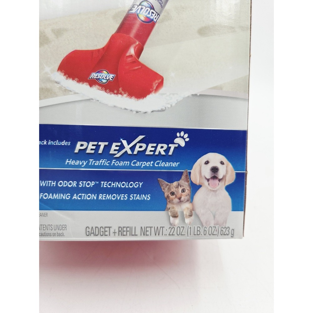 NEW Resolve Easy Clean Pet Expert Brushing Kit Heavy Traffic Carpet Cleaning - Picture 2 of 6